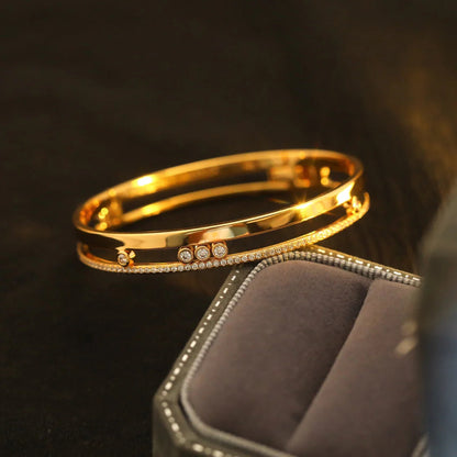 [⭐JeweliWhal]Move Romane Diamond Bangle Bracelet