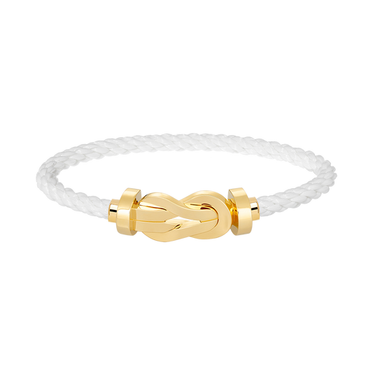 [⭐JeweliWhal]CHANCE LARGE 8 FIGURE BUCKLE NO DIAMOND BRACELET GOLD