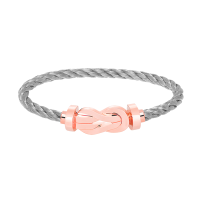 [⭐JeweliWhal]CHANCE LARGE 8 FIGURE BUCKLE NO DIAMOND BRACELET ROSE GOLD
