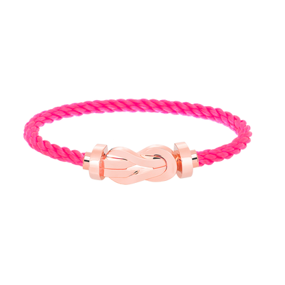 [⭐JeweliWhal]CHANCE LARGE 8 FIGURE BUCKLE NO DIAMOND BRACELET ROSE GOLD