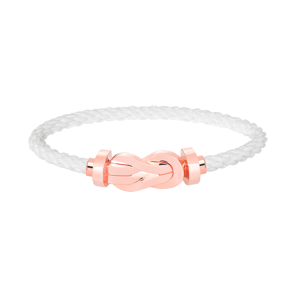 [⭐JeweliWhal]CHANCE LARGE 8 FIGURE BUCKLE NO DIAMOND BRACELET ROSE GOLD
