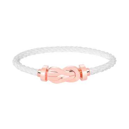 [⭐JeweliWhal]CHANCE LARGE 8 FIGURE BUCKLE NO DIAMOND BRACELET ROSE GOLD