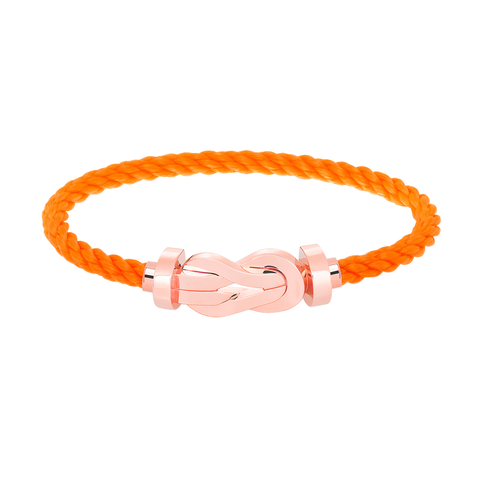[⭐JeweliWhal]CHANCE LARGE 8 FIGURE BUCKLE NO DIAMOND BRACELET ROSE GOLD