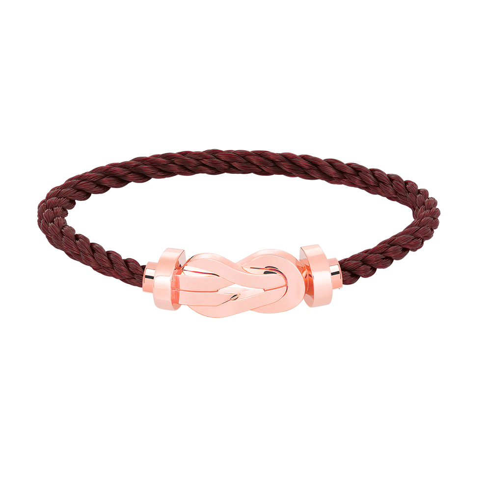 [⭐JeweliWhal]CHANCE LARGE 8 FIGURE BUCKLE NO DIAMOND BRACELET ROSE GOLD