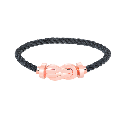 [⭐JeweliWhal]CHANCE LARGE 8 FIGURE BUCKLE NO DIAMOND BRACELET ROSE GOLD