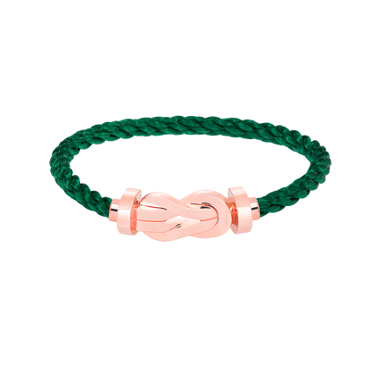 [⭐JeweliWhal]CHANCE LARGE 8 FIGURE BUCKLE NO DIAMOND BRACELET ROSE GOLD