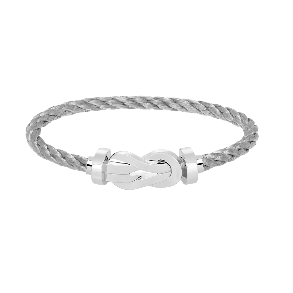 [⭐JeweliWhal]CHANCE LARGE 8 FIGURE BUCKLE NO DIAMOND BRACELET SILVER