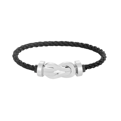[⭐JeweliWhal]CHANCE LARGE 8 FIGURE BUCKLE NO DIAMOND BRACELET SILVER