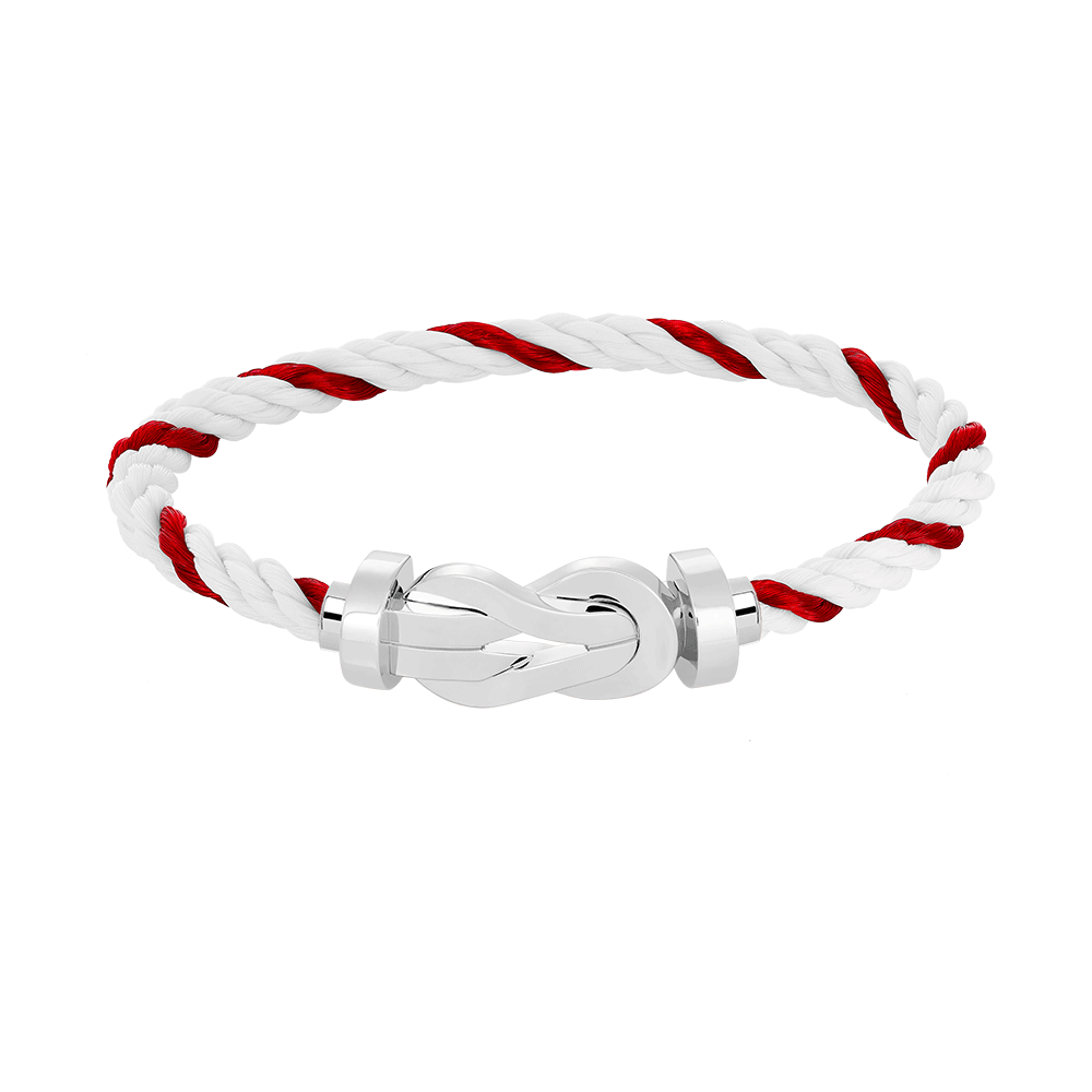 [⭐JeweliWhal]CHANCE LARGE 8 FIGURE BUCKLE NO DIAMOND BRACELET SILVER