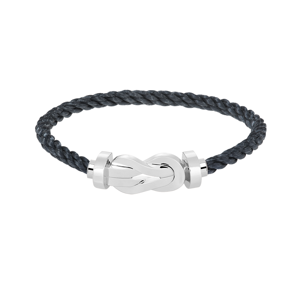 [⭐JeweliWhal]CHANCE LARGE 8 FIGURE BUCKLE NO DIAMOND BRACELET SILVER