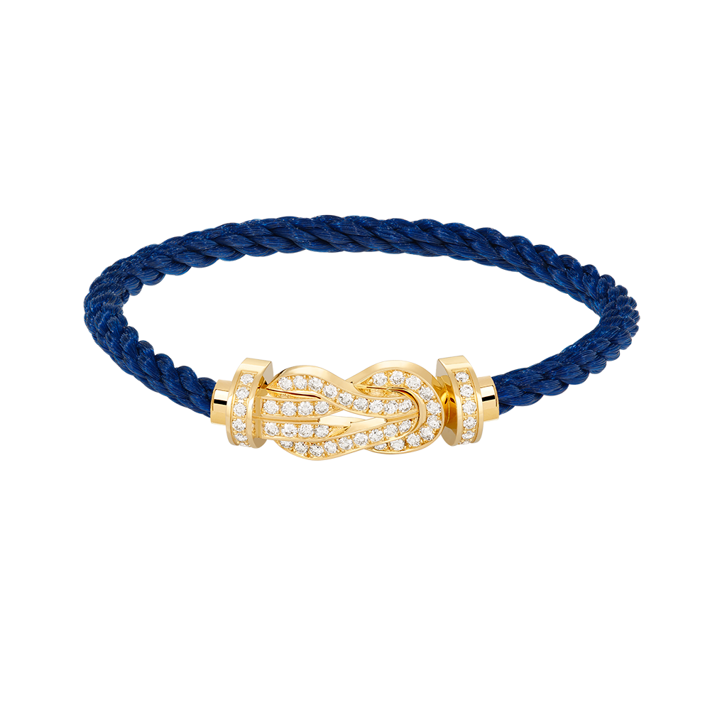 [⭐JeweliWhal]CHANCE LARGE 8 FIGURE BUCKLE FULLDIAMOND BRACELET GOLD