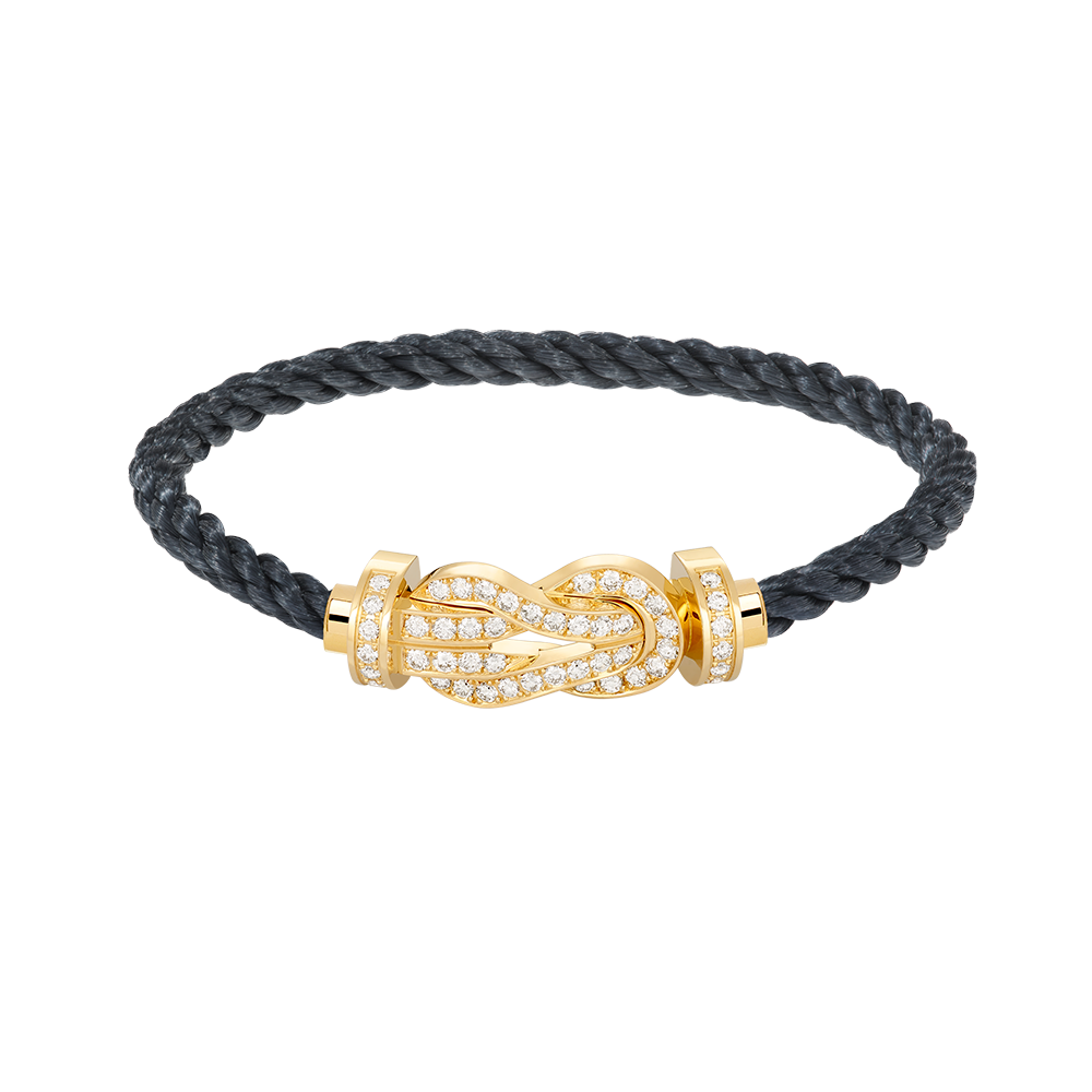[⭐JeweliWhal]CHANCE LARGE 8 FIGURE BUCKLE FULLDIAMOND BRACELET GOLD