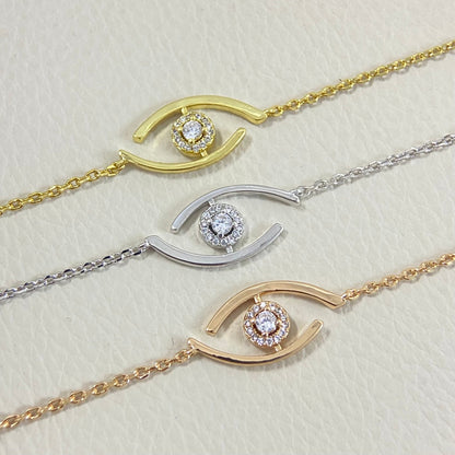 [⭐JeweliWhal]Demo Eye Pave-Set Diamond Bracelet