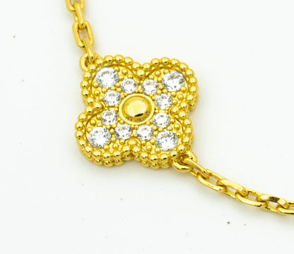 [⭐JeweliWhal] CLOVER 5 MOTIF LASER BRACELET COLLECTION