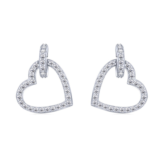 [Tonmkive Jewelry]Zierliche herzförmige Ohrringe
