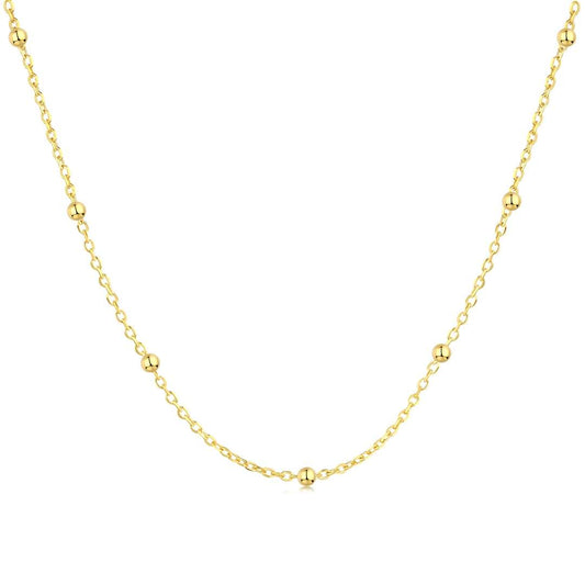 [Tonmkive Jewelry]سلسلة ترقوة من الخرز الصغير، قلادة بسيطة