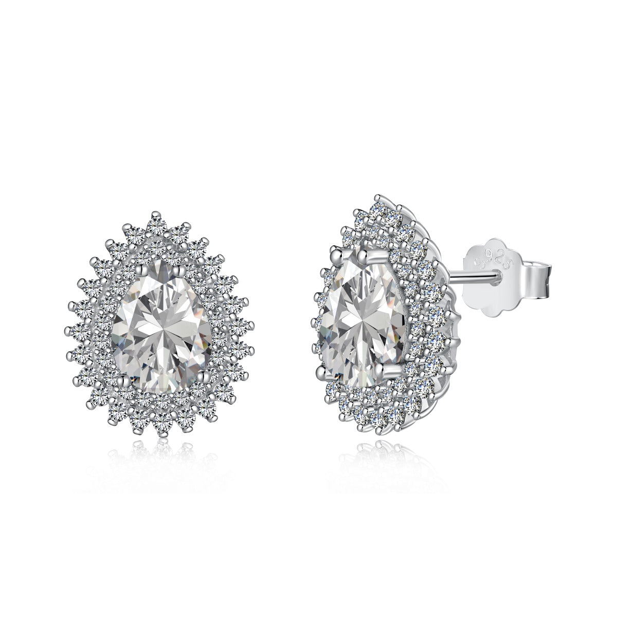 [Tonmkive Jewelry]أقراط يومية رقيقة وجميلة بقطع الإجاصة