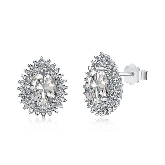 [Tonmkive Jewelry]أقراط يومية رقيقة وجميلة بقطع الإجاصة