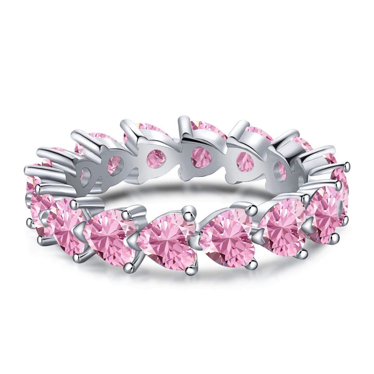 [Tonmkive Jewelry] خاتم حبيب بقصة قلب Radiant Romance عيار 0.25 قيراط