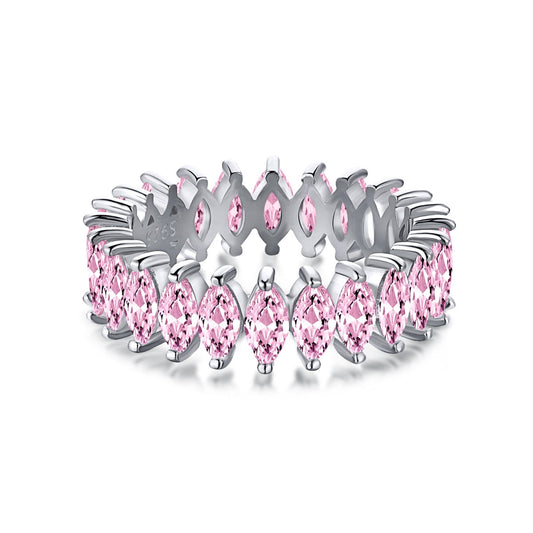 [Tonmkive Jewelry]خاتم تنس بقصة ماركيز رائع