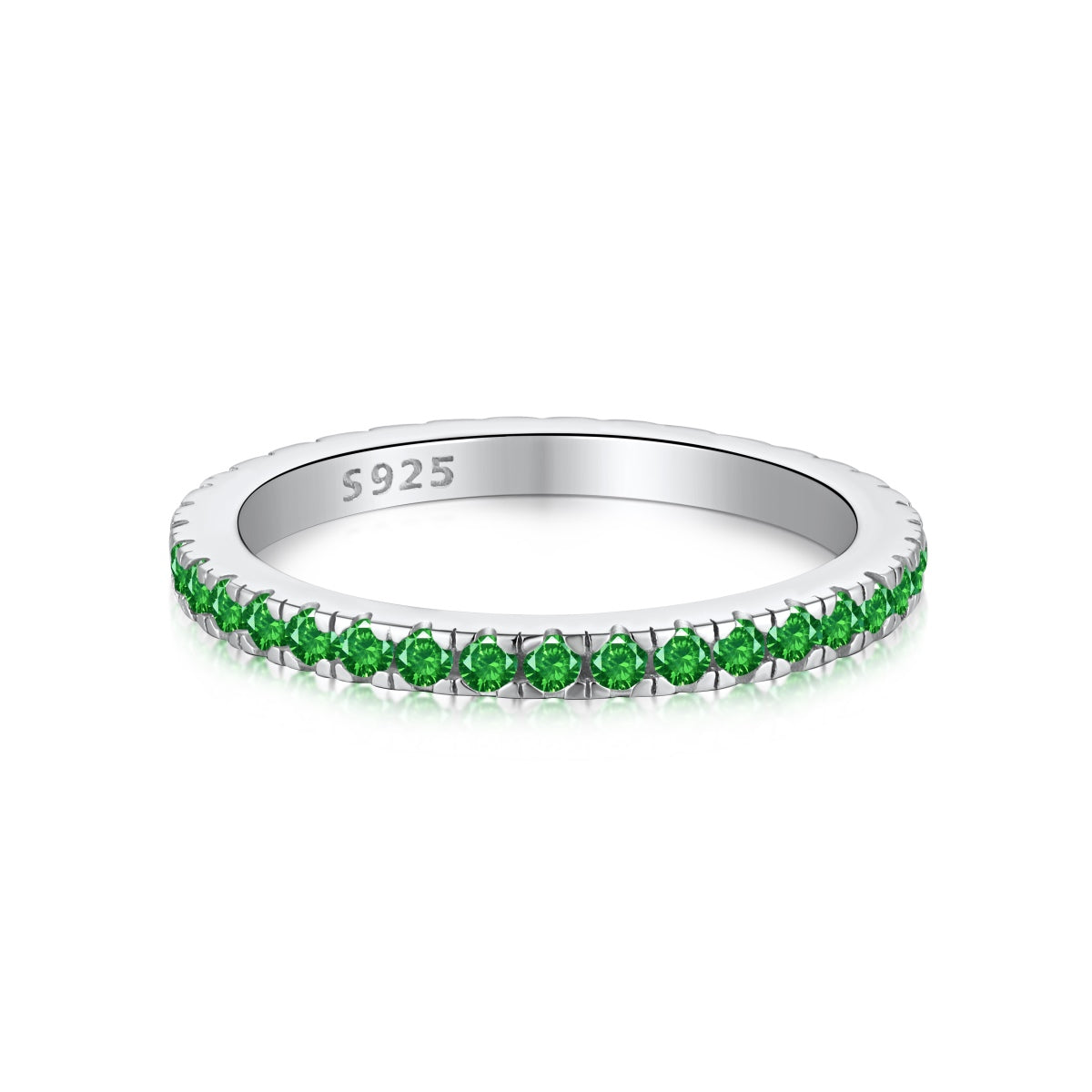 [Tonmkive Jewelry]خاتم يومي أنيق بقطع دائري متلألئ