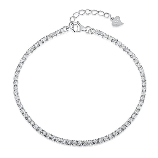 [Tonmkive Schmuck]Funkelndes Prinzessschliff-Tennisarmband