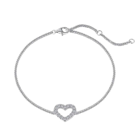 [Tonmkive Jewelry]Herzförmiges Partnerarmband