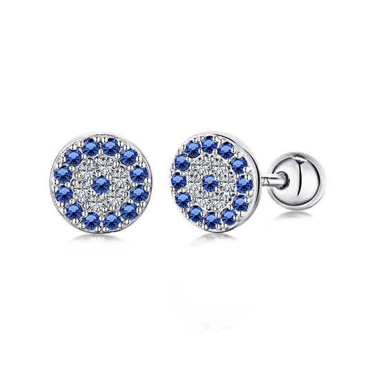 [Tonmkive Jewelry]أقراط مسمار الأذن بتصميم عين الشيطان