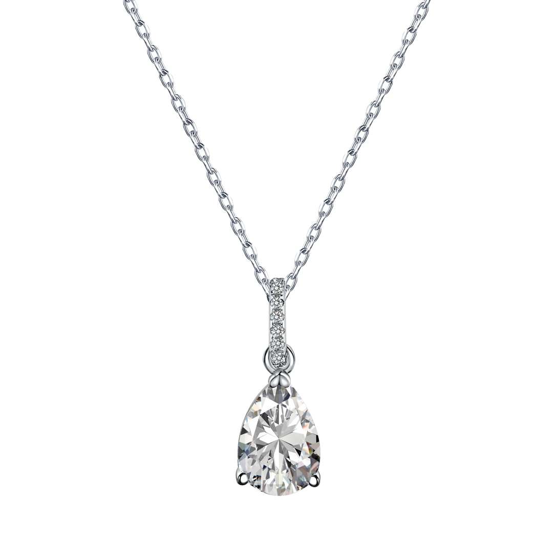[Tonmkive Schmuck]Zarte Wassertropfenform Mode-Halskette