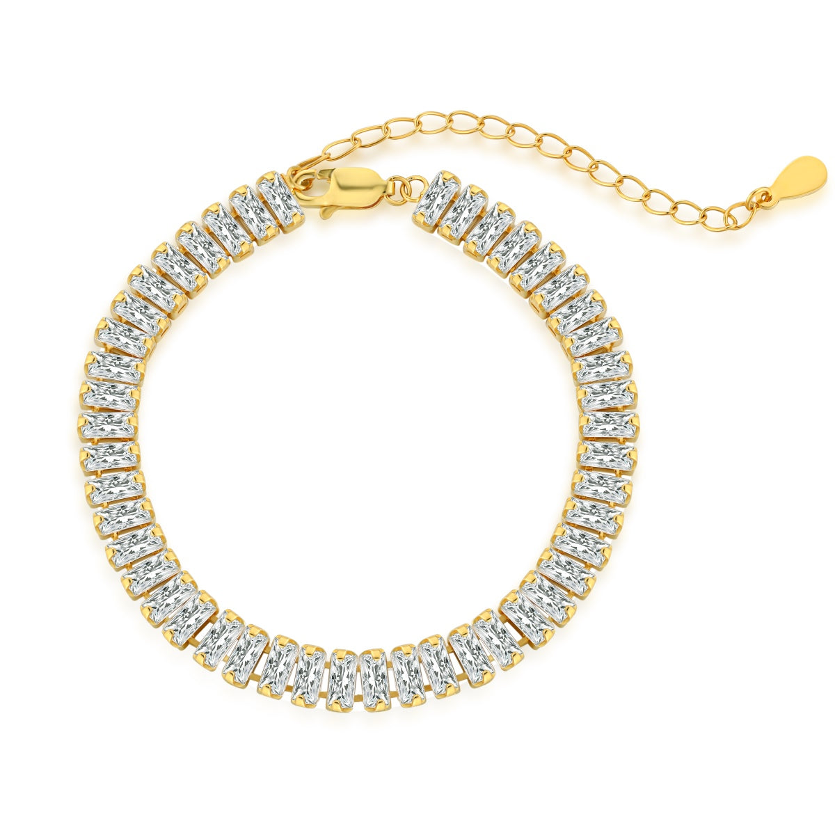 [Tonmkive Jewelry]Exquisites Smaragd-Schliff Armband für jeden Tag