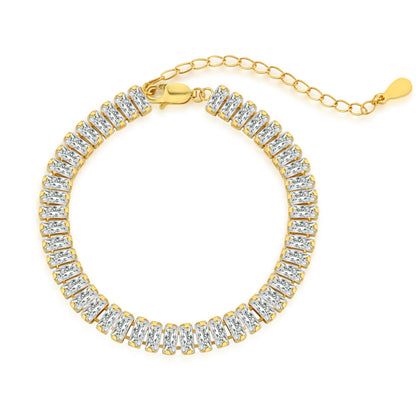 [Tonmkive Jewelry]Exquisites Smaragd-Schliff Armband für jeden Tag
