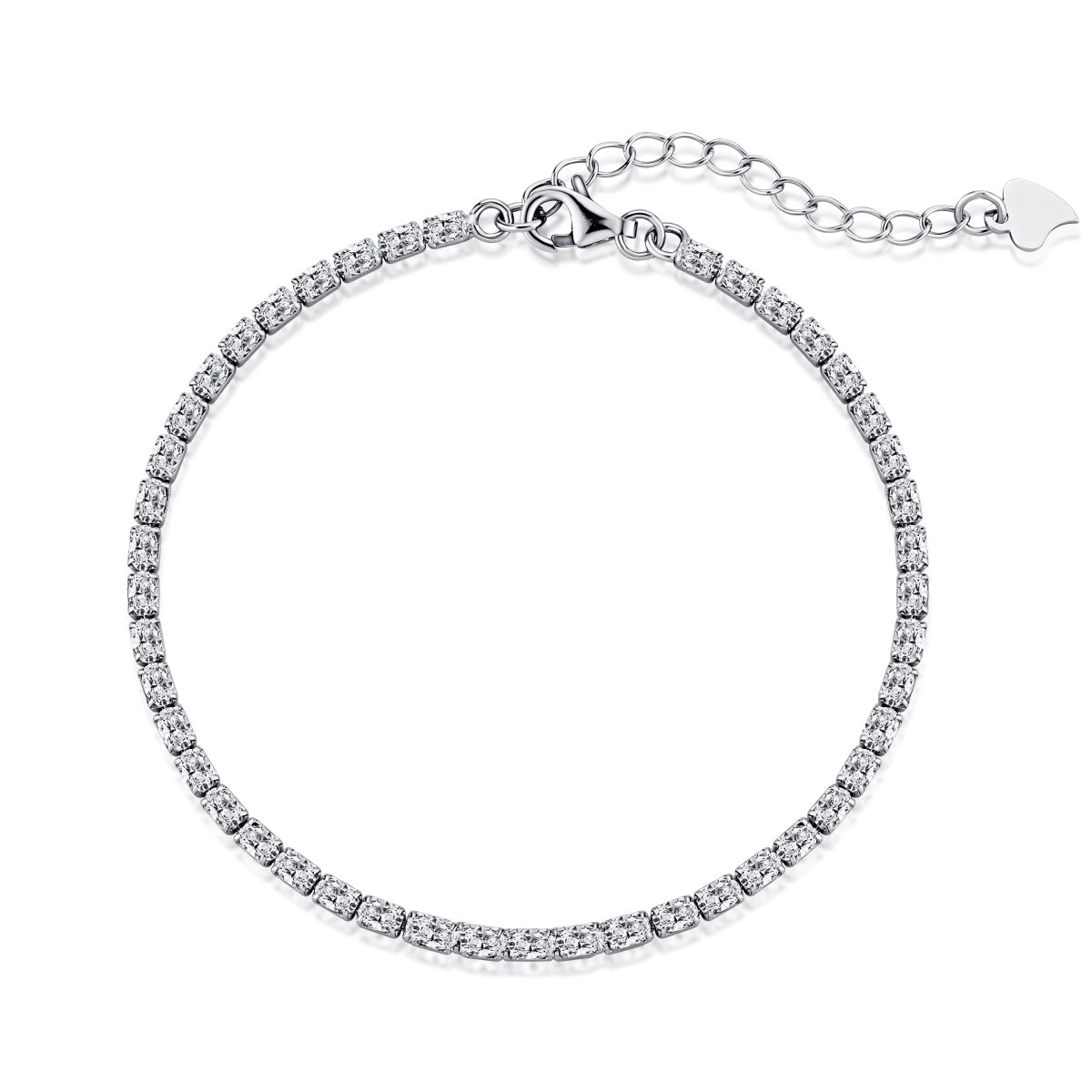 [Tonmkive Jewelry]Elegantes Armband mit Smaragdschliff für jeden Tag