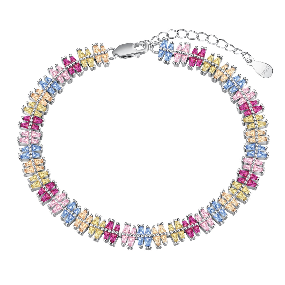 [Tonmkive Jewelry]سوار حفلات أنيق متعدد الأوجه من مجوهرات Tonmkive]