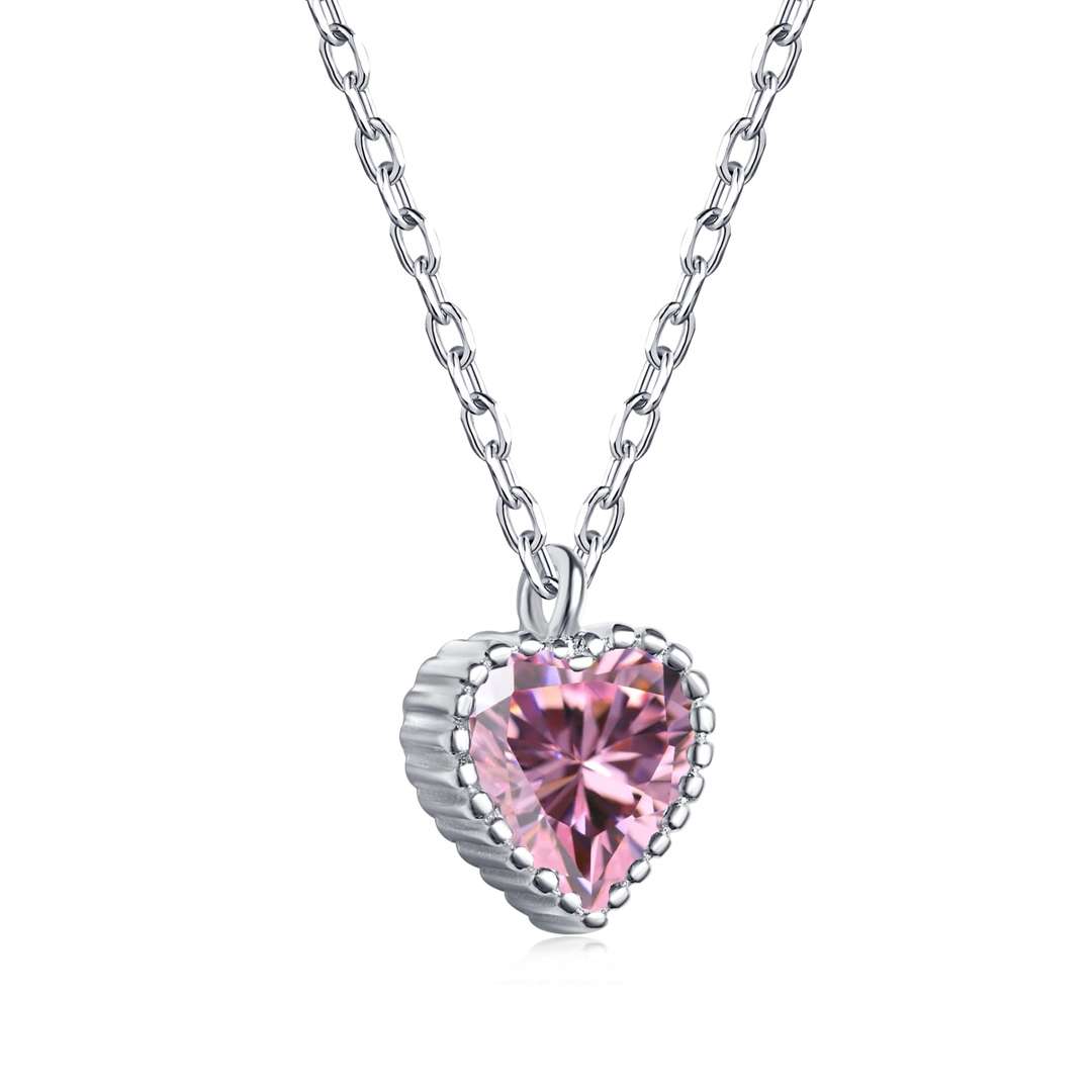 [Tonmkive Jewelry] Verziertes Herz-Halskette