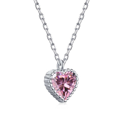 [Tonmkive Jewelry] Verziertes Herz-Halskette