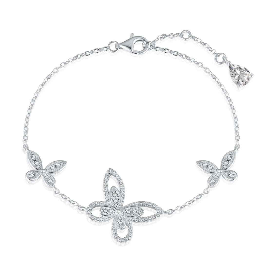 [Tonmkive Jewelry]سوار بدلاية فراشة رقيقة