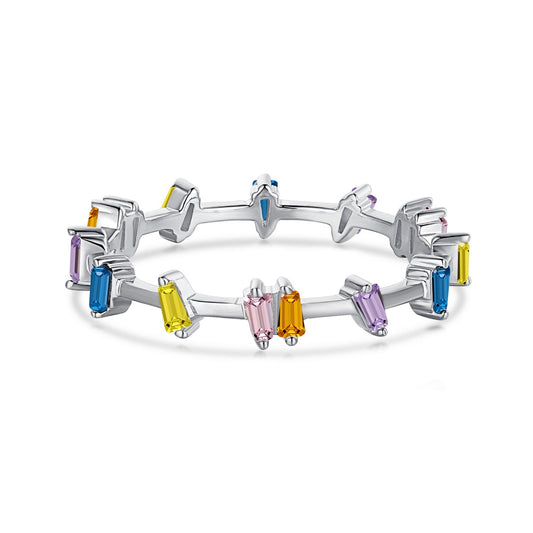 [Tonmkive Jewelry]خاتم يومي فريد بقصة شبه منحرف