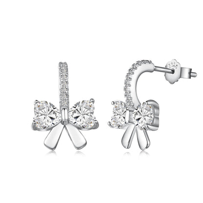 [Tonmkive Jewelry]Exquisite Ohrringe mit herzförmigem Schleifendesign