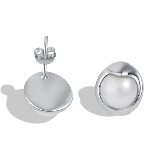 [Tonmkive Jewelry]Zarte Brotperlenohrringe
