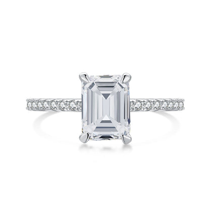[Tonmkive Jewelry]خاتم حفلات أنيق بقطع مشع براق بوزن 2.0 قيراط
