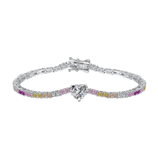 [Tonmkive Jewelry]سوار رومانسي رقيق على شكل قلب للمحبين