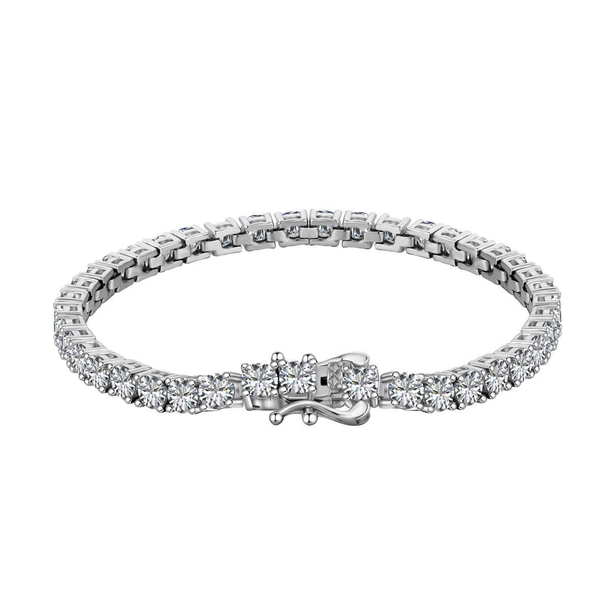 [Tonmkive Jewelry]سوار تنس فاخر مزخرف بقطع دائري