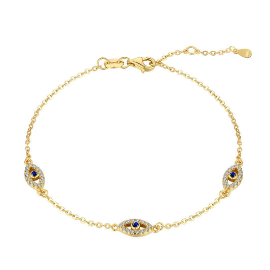[Tonmkive Jewelry]Halskette mit Anhänger in Form eines bösen Blicks