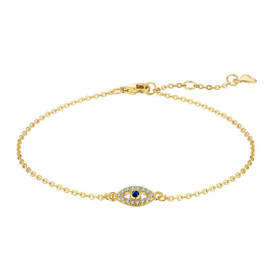 [Tonmkive Jewelry]Halskette mit Evil Eye Anhänger