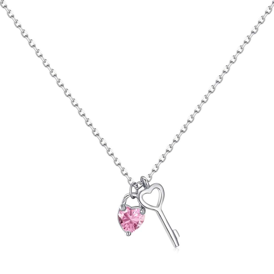 [Tonmkive Jewelry] قلادة مفتاح على شكل قلب فريد
