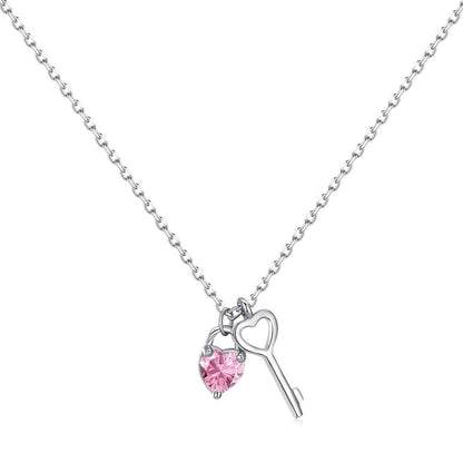 [Tonmkive Jewelry] قلادة مفتاح على شكل قلب فريد