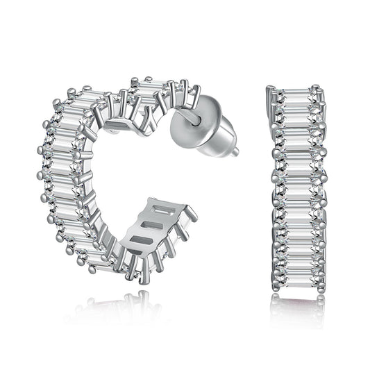 [Tonmkive Jewelry]Strahlende herzförmige Ohrringe