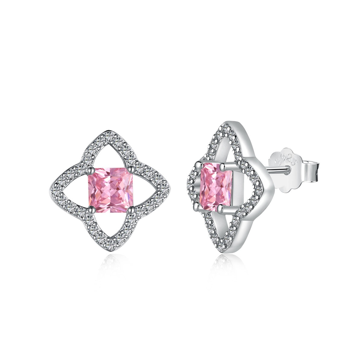 [Tonmkive Jewelry]Elegante sternförmige Prinzessschliff-Ohrringe für jeden Tag