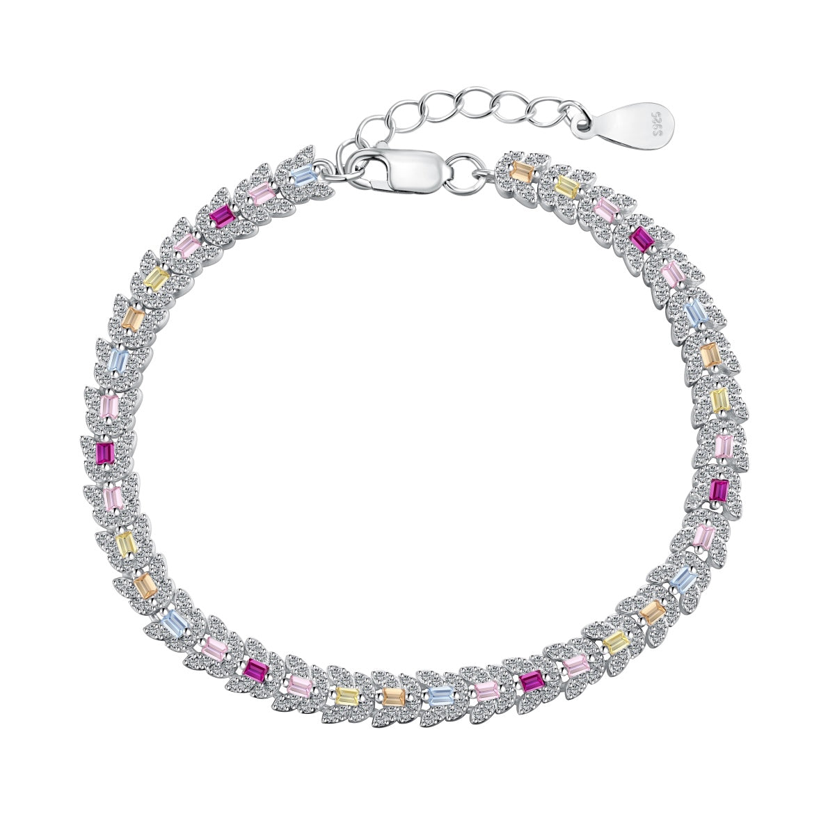 [Tonmkive Jewelry]سوار يومي بتصميم متعدد القطع الملونة والرقيقة