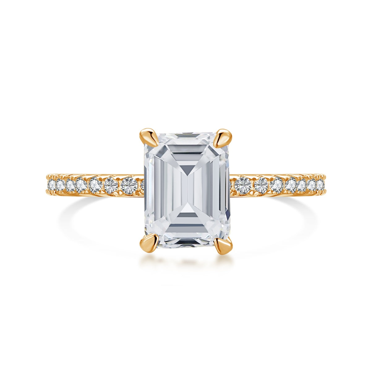 [Tonmkive Jewelry]خاتم حفلات أنيق بقطع مشع براق بوزن 2.0 قيراط